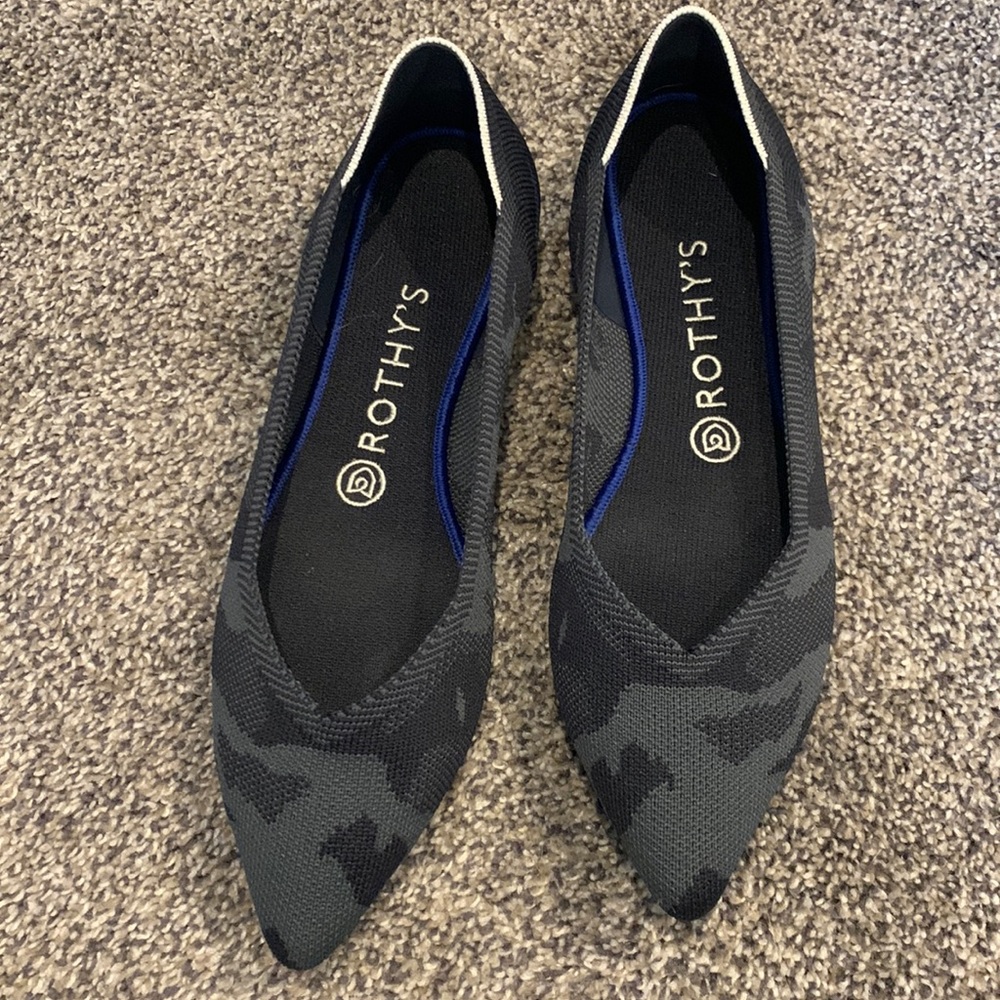Camo Rothy’s flats